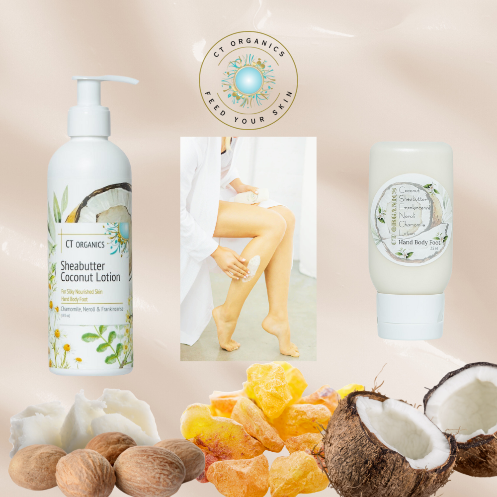 Coconut Shea Butter Lotion (Neroli & Frankincense) for Young