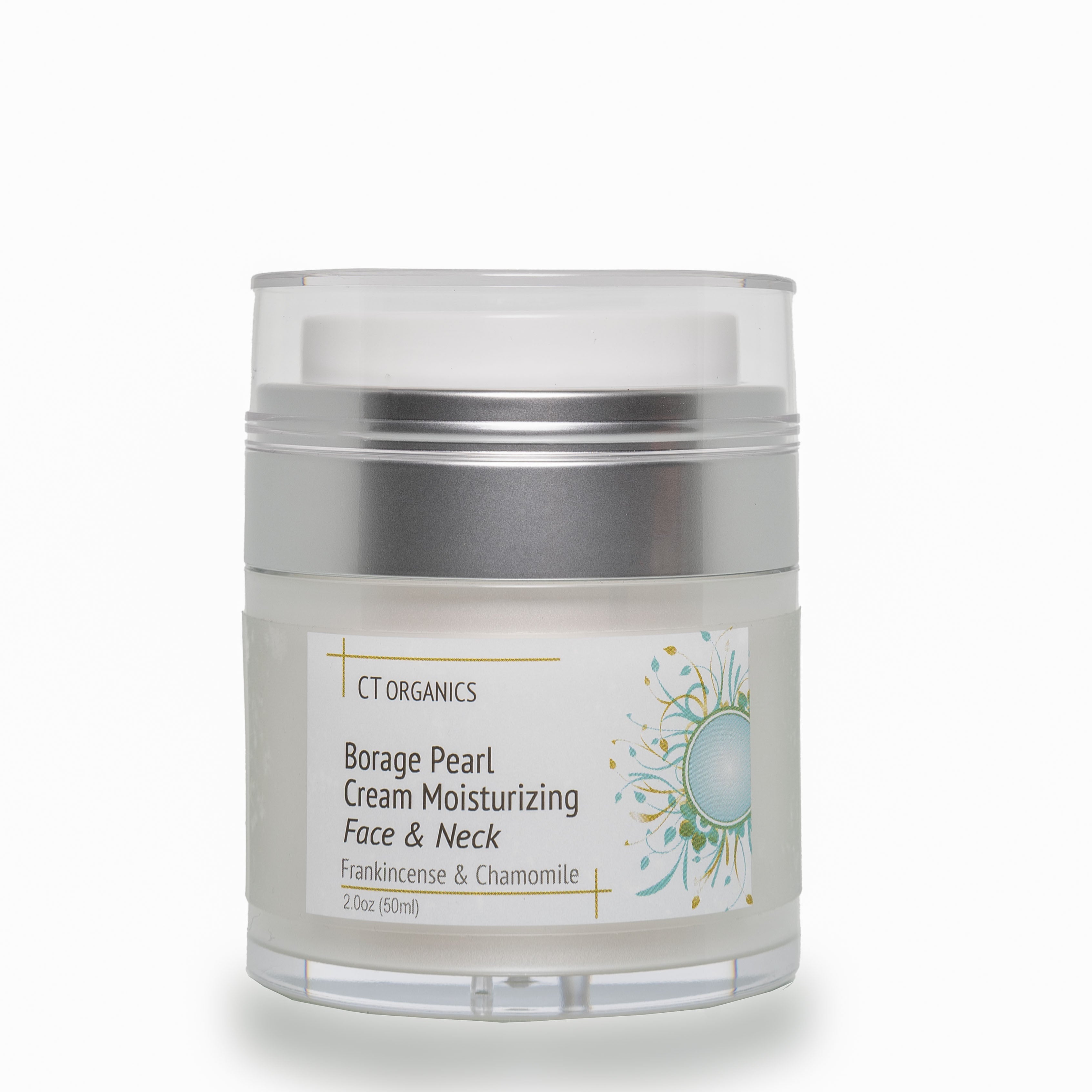 Moisturizing Borage Oil Pearl Face and Neck Cream | CT Organics