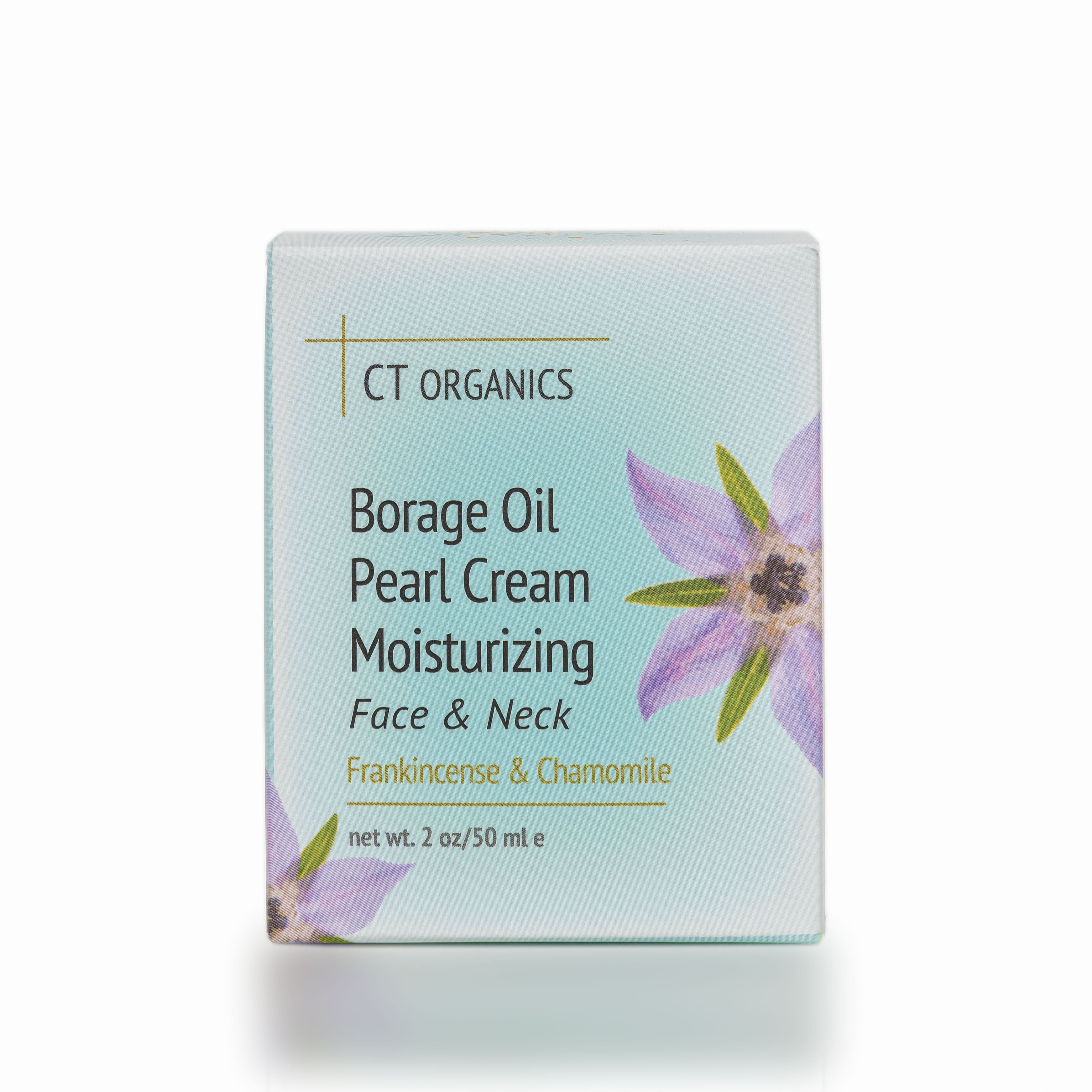 Moisturizing Borage Oil Pearl Face and Neck Cream | CT Organics