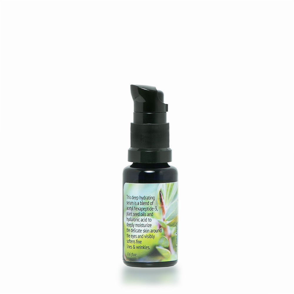 CT Organics Unscented Argan Seed Oil Hexapeptide & DMAE Super Hydrating Eye Serum for Soft Lines and Wrinkles
