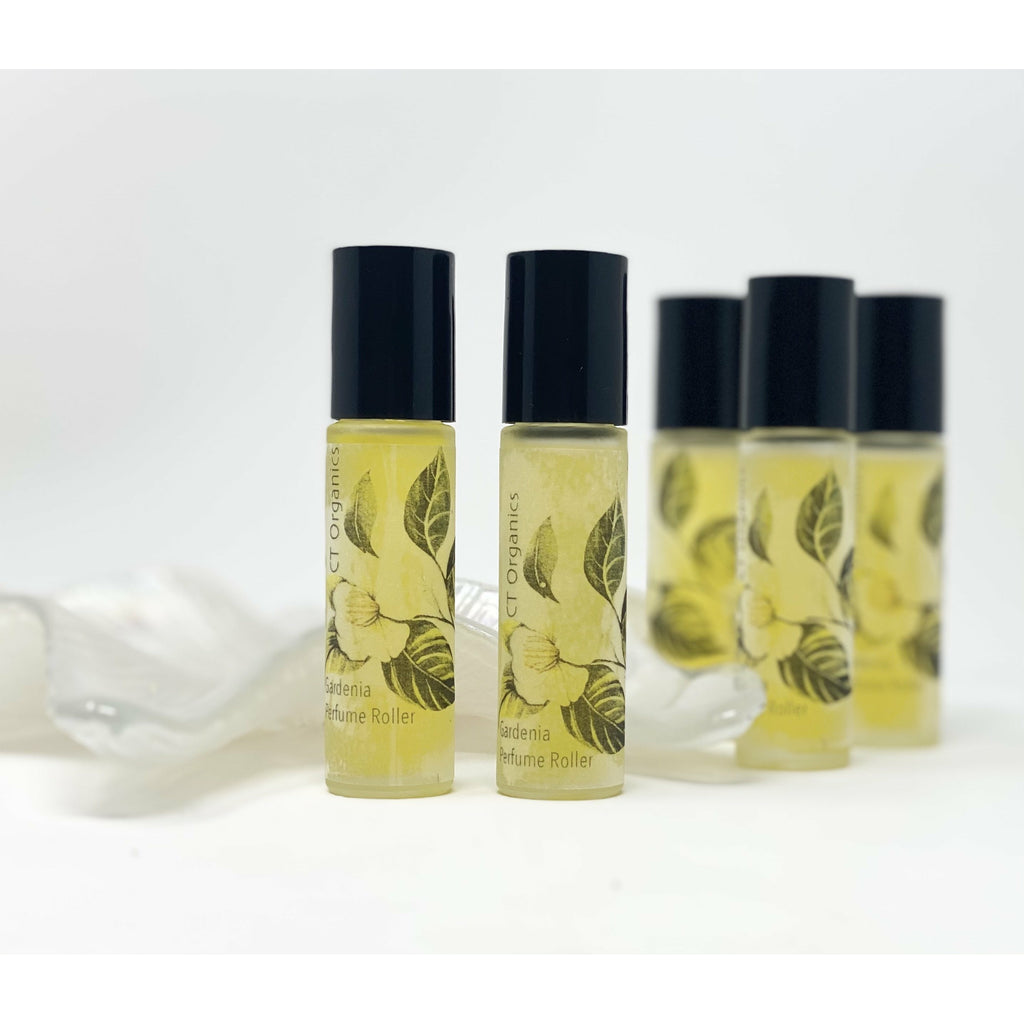 Organic Lily & Gardenia Enfleurage Oil Perfume Roller for Mother's Day